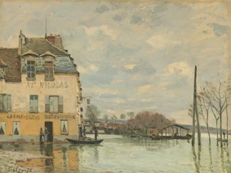 Översvämning vid Port-Marly, 1872